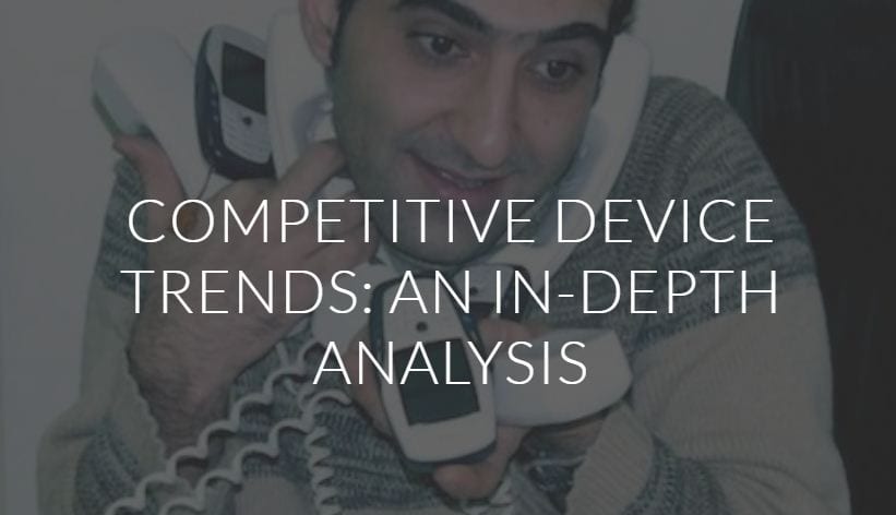 Análisis de tendencias de dispositivos competidores